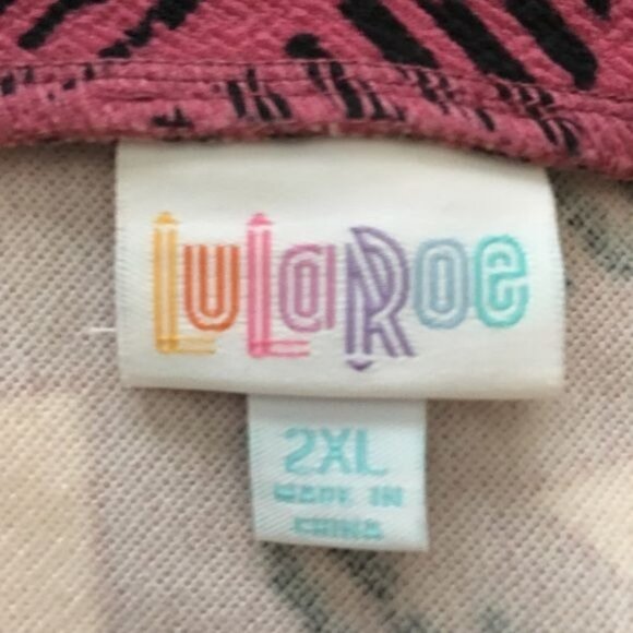 LuLaRoe Cassie Pencil Skirt Plus Size 2XL - Picture 3 of 4